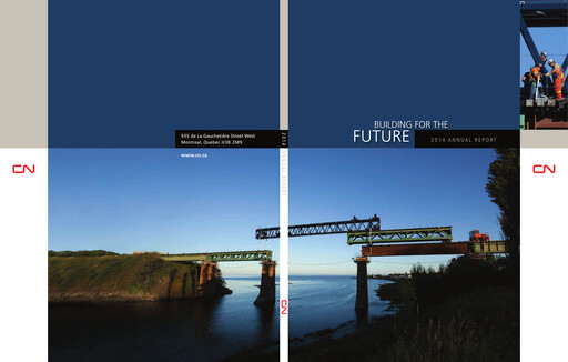 Thumbnail Canadian National Railway Annual Report 2014
