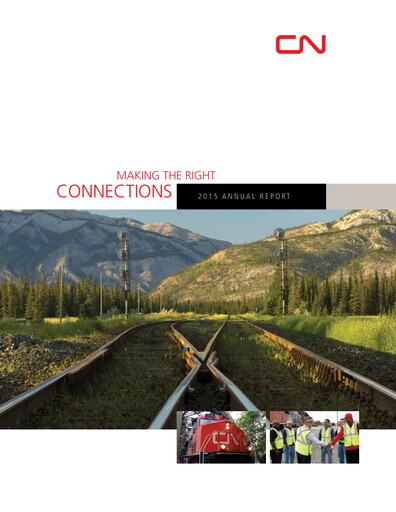 Thumbnail Canadian National Railway Annual Report 2015