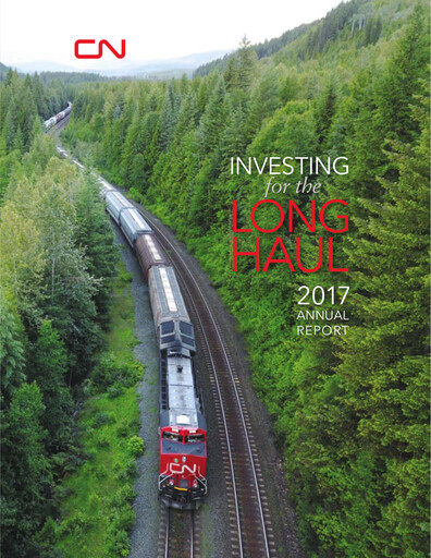 Thumbnail Canadian National Railway Annual Report 2017
