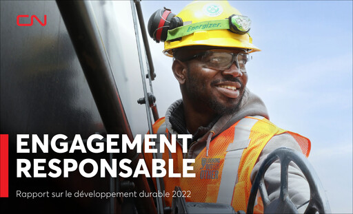 Thumbnail Canadian National Railway Sustainability Report 2022