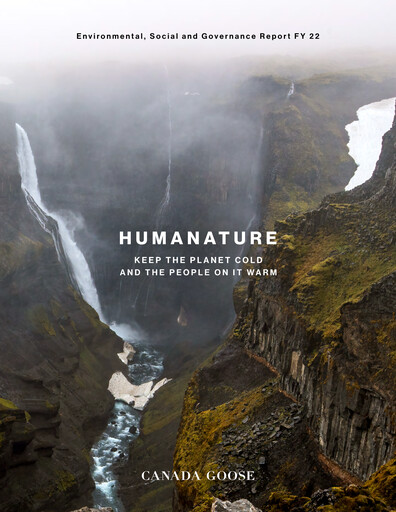 Vorschaubild Canada Goose
 ESG-Bericht fy2022