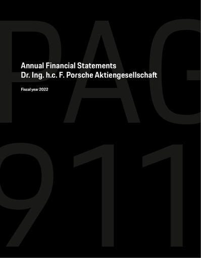 Thumbnail Porsche Financial Statement 2022