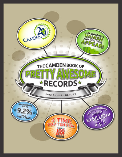 Thumbnail Camden Property Trust
 Annual Report 2012