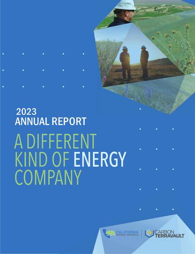 Thumbnail California Resources Corporation
 Annual Report 2023