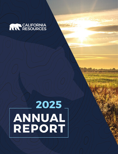 Thumbnail California Resources Corporation
 Annual Report 2025