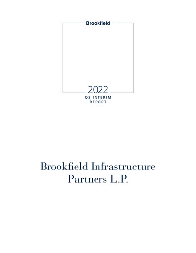 Thumbnail Brookfield Infrastructure Partners
 Quarterly Report 2022-q3