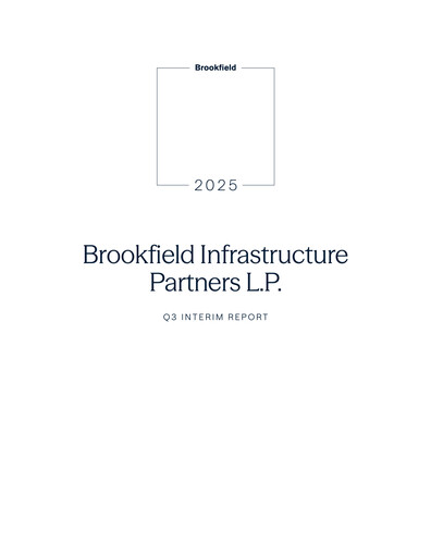 Thumbnail Brookfield Infrastructure Partners
 Quarterly Report 2025-q3