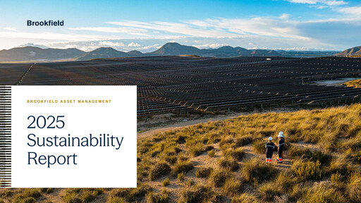 Thumbnail Brookfield Asset Management Sustainability Report 2025