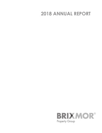 Thumbnail Brixmor Property Group
 Annual Report 2018