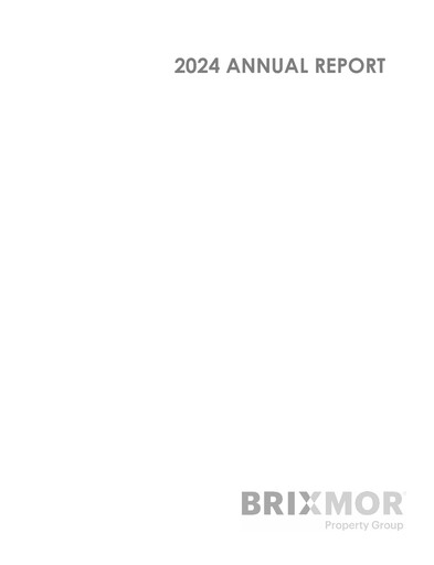 Thumbnail Brixmor Property Group
 Annual Report 2024