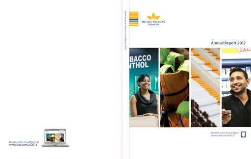 Thumbnail British American Tobacco Annual Report 2012