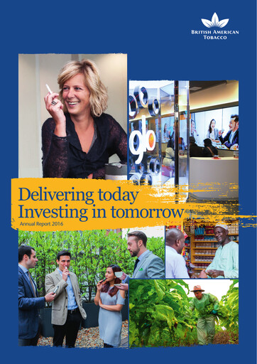 Thumbnail British American Tobacco Annual Report 2016