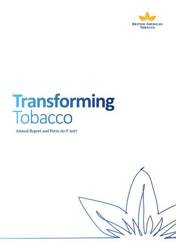 Thumbnail British American Tobacco Annual Report 2017