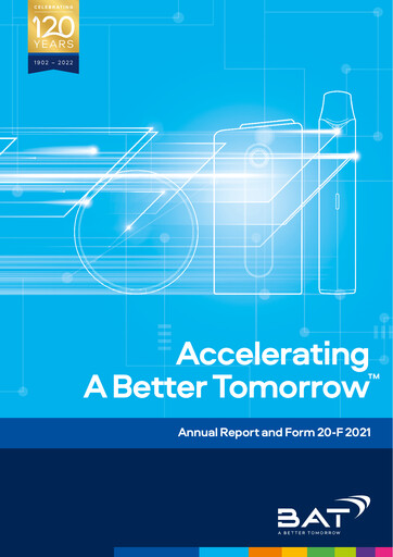Thumbnail British American Tobacco Annual Report 2021