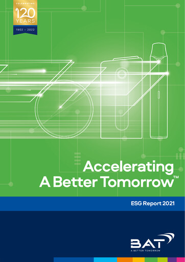 Thumbnail British American Tobacco ESG Report 2021