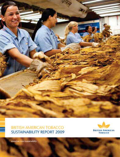 Thumbnail British American Tobacco Sustainability Report 2009