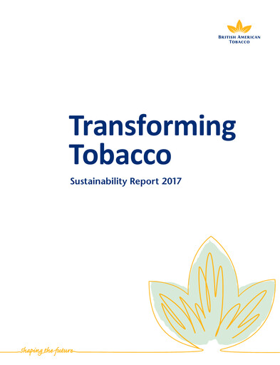 Thumbnail British American Tobacco Sustainability Report 2017