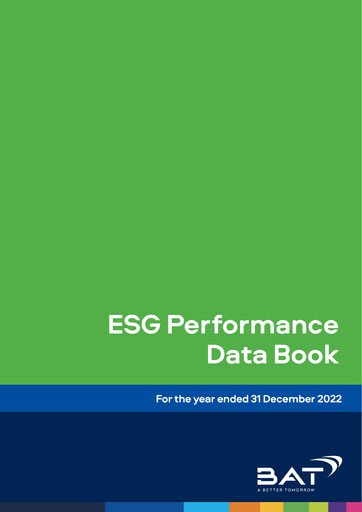 Thumbnail British American Tobacco Sustainability Report 2022