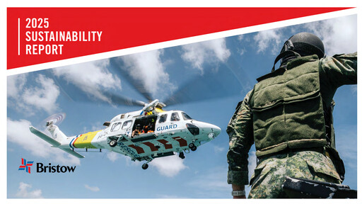 Miniature Bristow Group Rapport de durabilité 2025