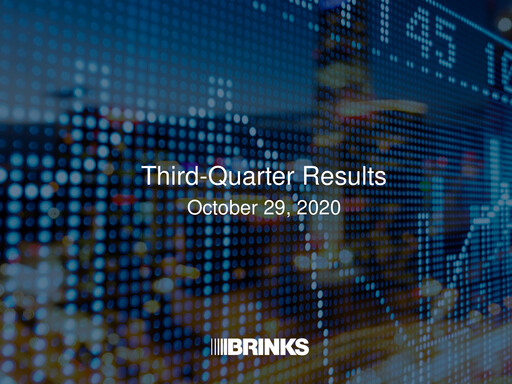 Thumbnail Brink's
 Quarterly Report 2020-q3