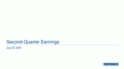 Thumbnail Brink's
 Quarterly Report 2021-q2