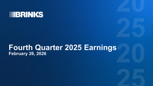 Thumbnail Brink's
 Quarterly Report 2025-q4