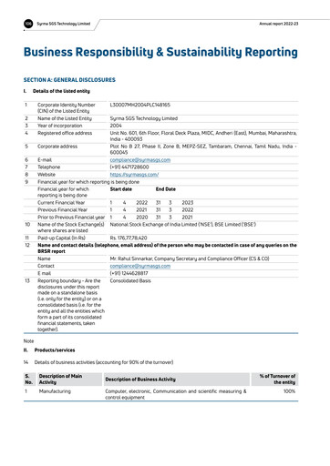 Thumbnail Syrma SGS Technology ESG Report 2022-2023