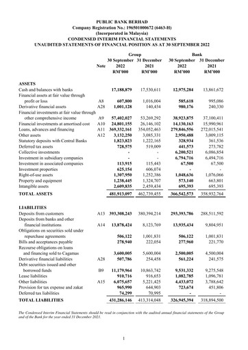 Thumbnail PBBank (Public Bank Bhd) Quarterly Report 2022-q3