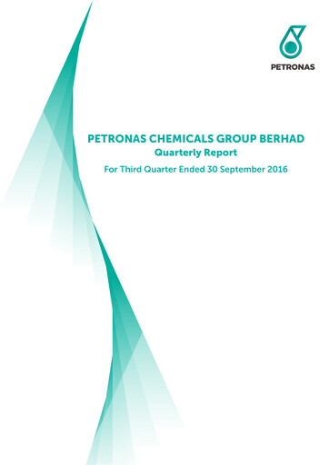 Miniature PChem (Petronas Chemicals Group) Rapport trimestriel 2016-q3