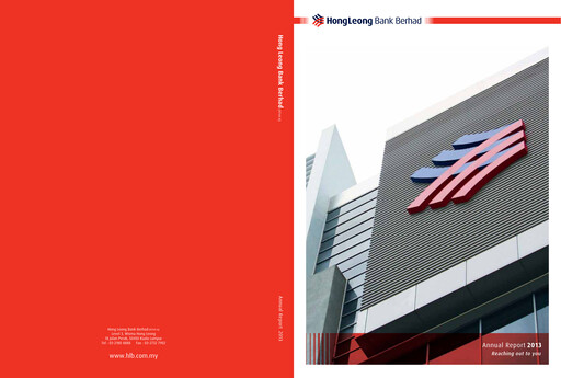 Thumbnail (HLBank) Hong Leong Bank Annual Report 2013