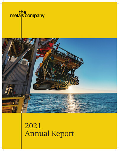 Thumbnail TMC the metals company Annual Report 2021