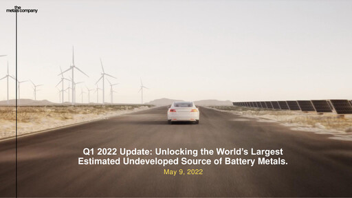 Thumbnail The Metals Company Quarterly Report 2022-q1