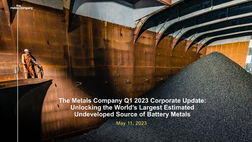 Thumbnail The Metals Company Quarterly Report 2023-q1