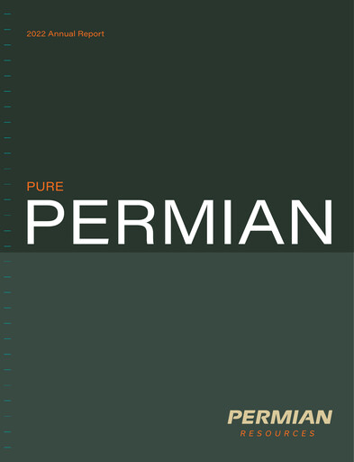 Thumbnail Permian Resources Annual Report 2022