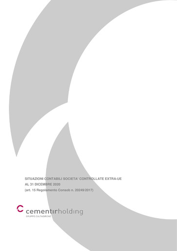 Thumbnail Cementir Financial Statement 2020