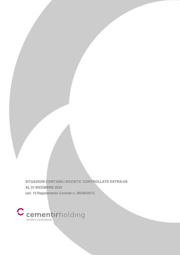 Thumbnail Cementir Financial Statement 2023