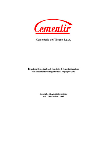 Thumbnail Cementir Half-year Report 2005-h1