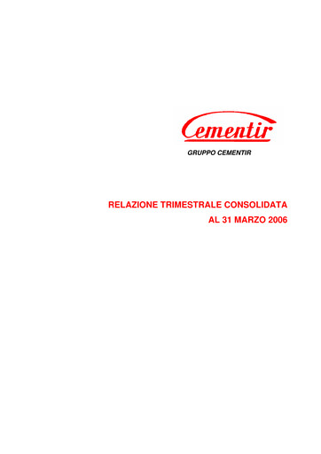 Thumbnail Cementir Quarterly Report 2006-q1