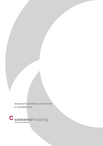 Thumbnail Cementir Quarterly Report 2009-q4
