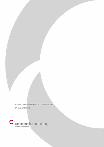 Thumbnail Cementir Quarterly Report 2010-q1