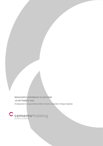 Thumbnail Cementir Quarterly Report 2020-q3