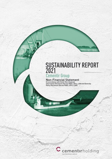 Miniature Cementir Rapport de durabilité 2021