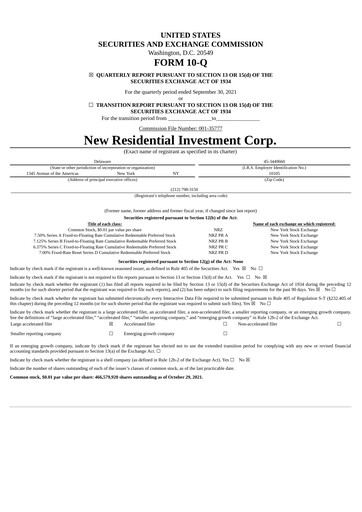 Thumbnail Rithm Capital Quarterly Report 2021-q3