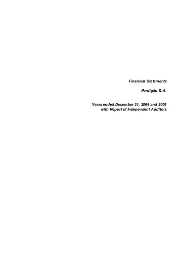 Thumbnail BRF Financial Statement 2004