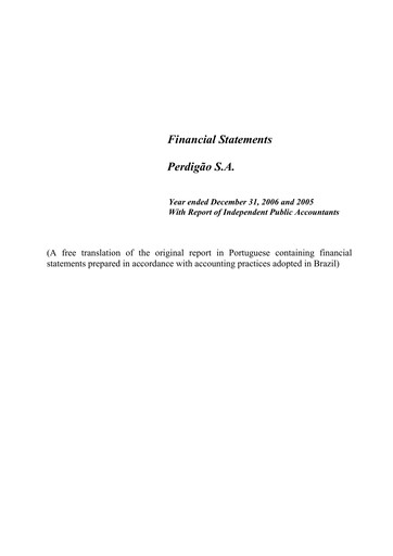 Thumbnail BRF Financial Statement 2006