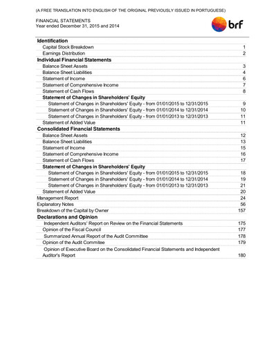Thumbnail BRF Financial Statement 2015