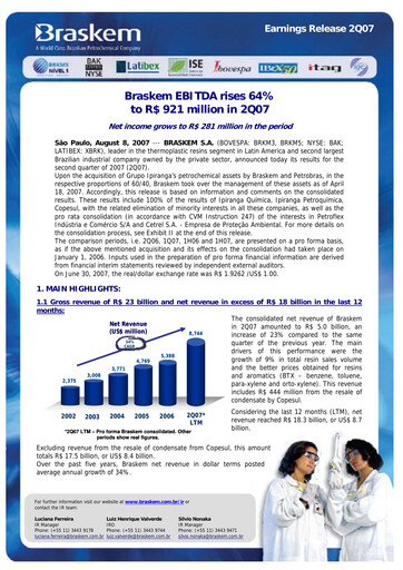 Thumbnail Braskem Quarterly Report 2007-q2