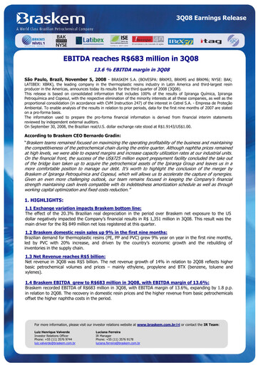 Thumbnail Braskem Quarterly Report 2008-q3