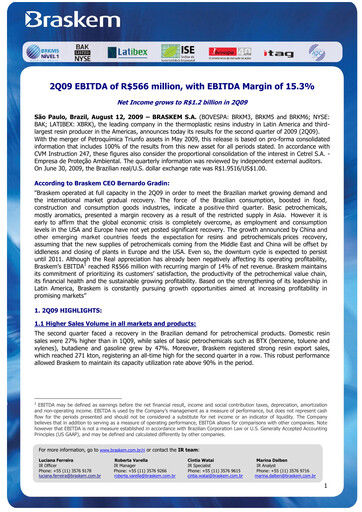 Thumbnail Braskem Quarterly Report 2009-q2