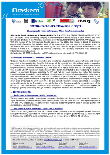 Thumbnail Braskem Quarterly Report 2009-q3
